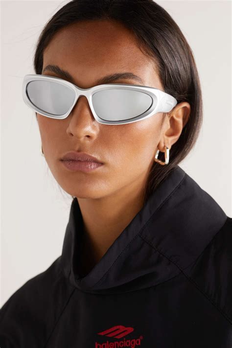 balenciaga swift oval sunglasses